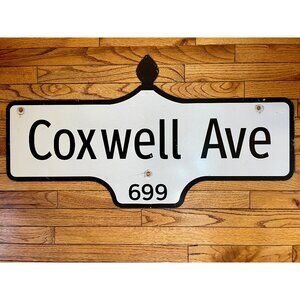 Vintage Toronto Street Sign - Coxwell Avenue